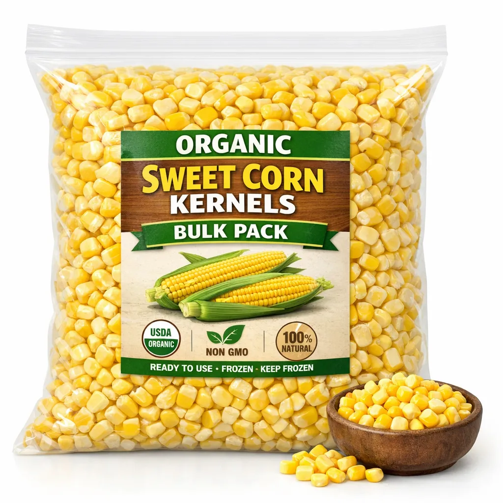 Organic Sweet Corn Kernels Bulk Pack