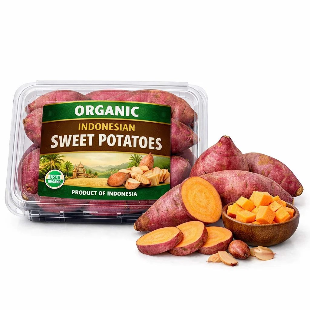 Organic Indonesian Sweet Potatoes
